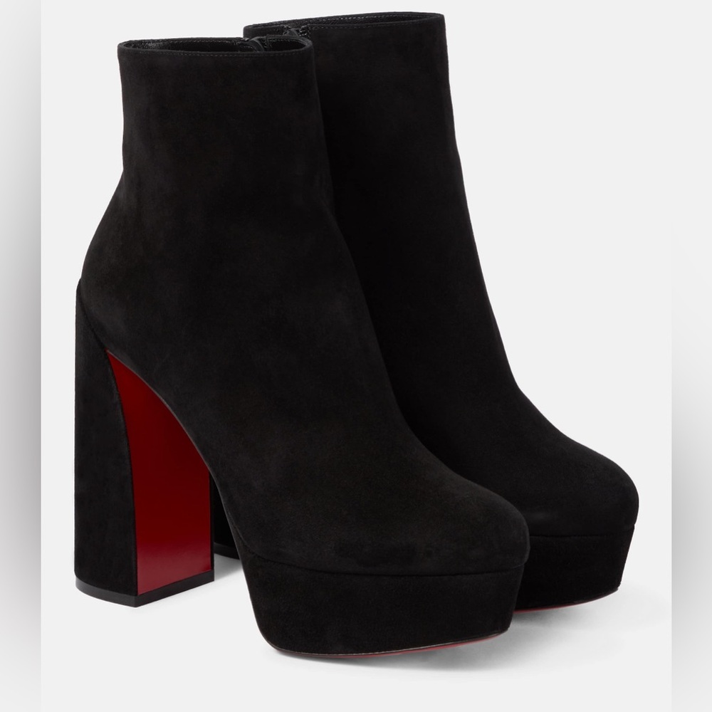 CHRISTIAN LOUBOUTIN Movida 130 suede ankle boots